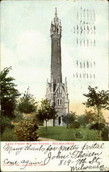 Lake Front Water Tower Postcard