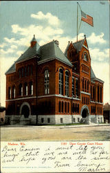 Dane County Court House Madison, WI Postcard Postcard