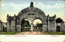 Entrance To Greenwood Cemetery Entrance To Greenwood Cemetery