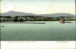 Katskill Mountains From Hudson River Postcard