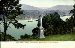 View From Dade Monument West Point, NY Postcard Postcard