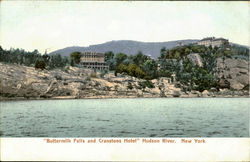 Buttermilk Falls And Cranstons Hotel Postcard