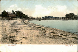 Rye Beach New York Postcard Postcard