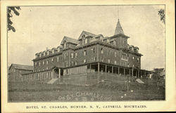 Hotel St. Charles Hunter, NY Postcard Postcard