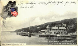 The Shrewsbury River Looking South Navesink, NJ Postcard Postcard