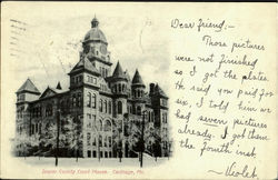 Jasper County Court House Postcard