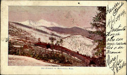 Summit Of Marshall Pass Scenic, CO Postcard Postcard