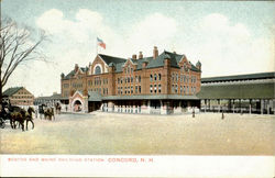 Boston And Maine Railroad Station Postcard