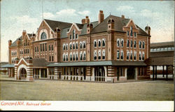 Railroad Station Postcard