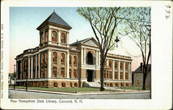 New Hampshire State Library Postcard