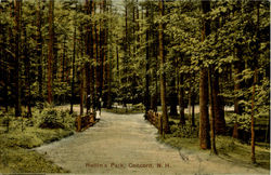Rollin's Park Concord, NH Postcard Postcard