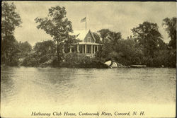 Hathaway Club House Concord, NH Postcard Postcard