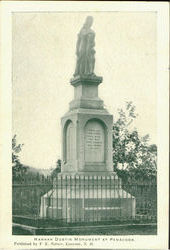 Hannah Dustin Monument Penacook, NH Postcard Postcard