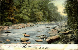 The Wissahickon At Valley Green, Farmount Park Postcard