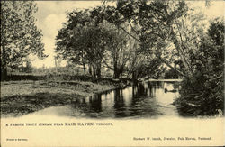 A Famous Trout Stream Postcard