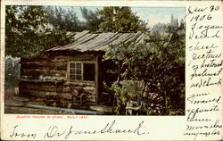 Oldest House In Utah Postcard