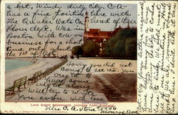 Lake Shore Promenade, Jockson Park Postcard