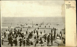 Bathing Scene Postcard