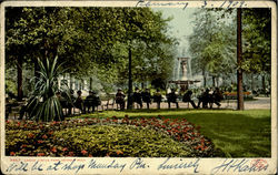 Grand Circus Park Detroit, MI Postcard Postcard