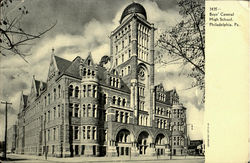 Boys Central High School Postcard