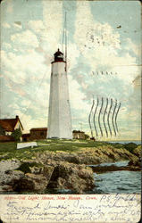 Old Light House New Haven, CT Postcard Postcard