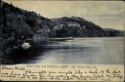 Water Gap And Kittatinny Hotels Delaware Water Gap, PA Postcard Postcard