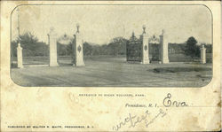 Entrance To Roger Williams Park Postcard