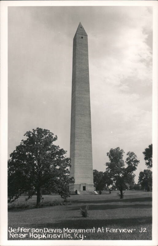 Jefferson Davis Monument at Fairview near Hopkinsville Kentucky