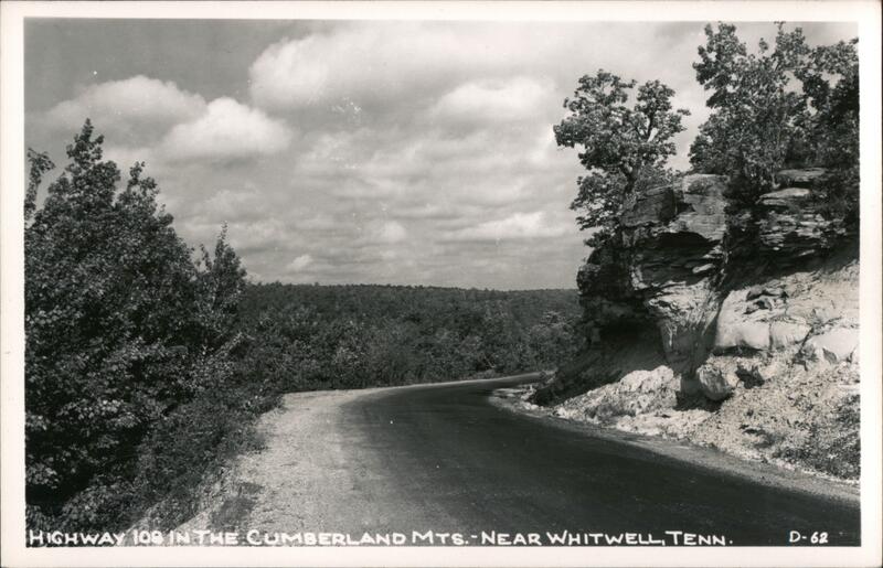 Highway 108 in the Cumberland Mountains Near Whitwell Tennessee