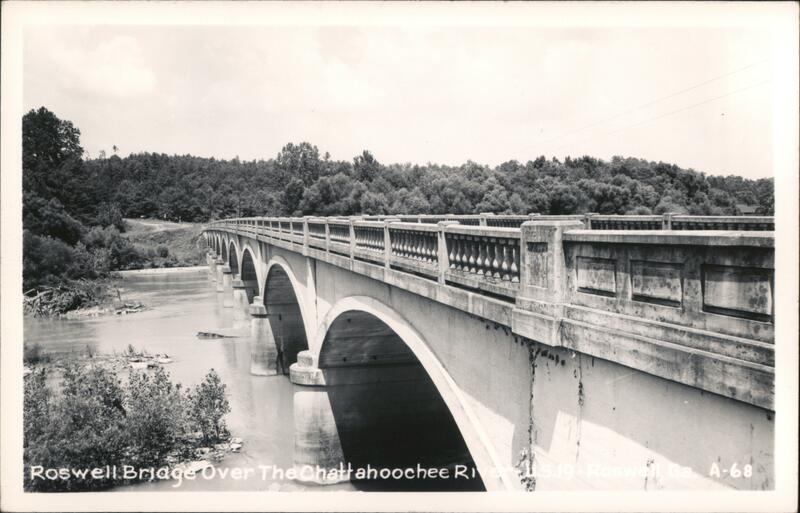 Roswell Bridge over Chattahoochee River Georgia