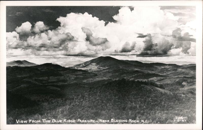 Blue Ridge Parkway View Near Blowing Rock, NC North Carolina
