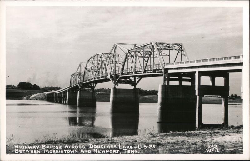 Highway Bridge Across Douglas Lake - US 25 Newport Tennessee