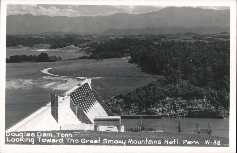 Douglas Dam, Looking Toward Great Smoky Mountains Sevierville Tennessee
