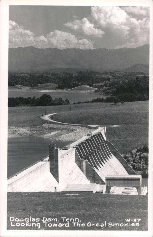 Douglas Dam, Tennessee - Looking Toward the Great Smokies Sevierville