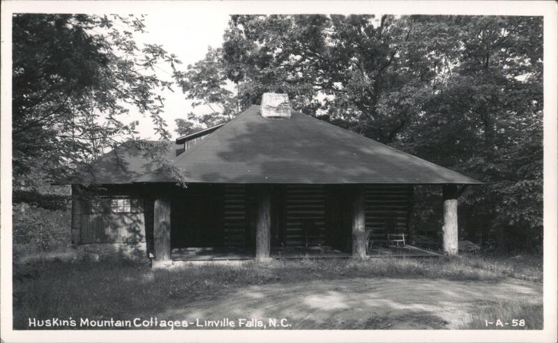 Huskins Mountain Cottages Linville Falls North Carolina Postcard Huskins Mountain Cottages Linville Falls North Carolina Postcard