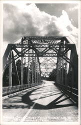 Bridge Over Caney Fork River - US 70 Postcard