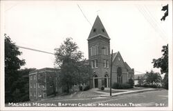 Magness Memorial Baptist Church, McMinnville Postcard