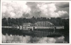 U.S. 70 Bridge Over Collins River Postcard