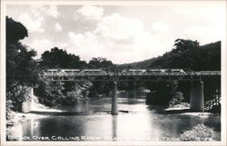 Bridge Over Collins River near McMinnville, Tennessee Postcard