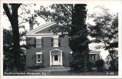 Rushin Home, Roswell, GA Postcard