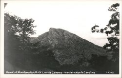 Hawksbill Mountain South of Linville Caverns Postcard