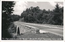 Bridge over Linville River - Blue Ridge Parkway Postcard