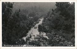 Birdseye View of Main Street, Blowing Rock, NC Postcard