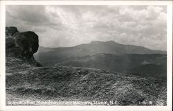 Grandfather Mountain From Blowing Rock, NC Postcard