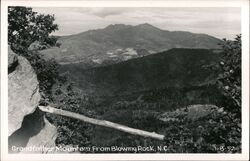 Grandfather Mountain From Blowing Rock, NC Postcard
