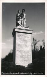 Massengill Pioneer Family Monument Johnson City Postcard