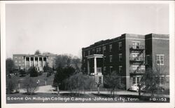 Milligan College Campus Scene, Johnson City TN Postcard