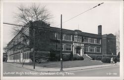 Junior High School Johnson City Tennessee Postcard