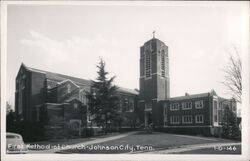 First Methodist Church, Johnson City, Tennessee Postcard
