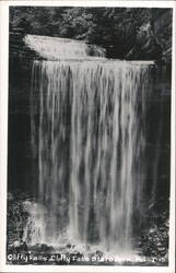 Clifty Falls State Park Waterfall, Indiana Postcard